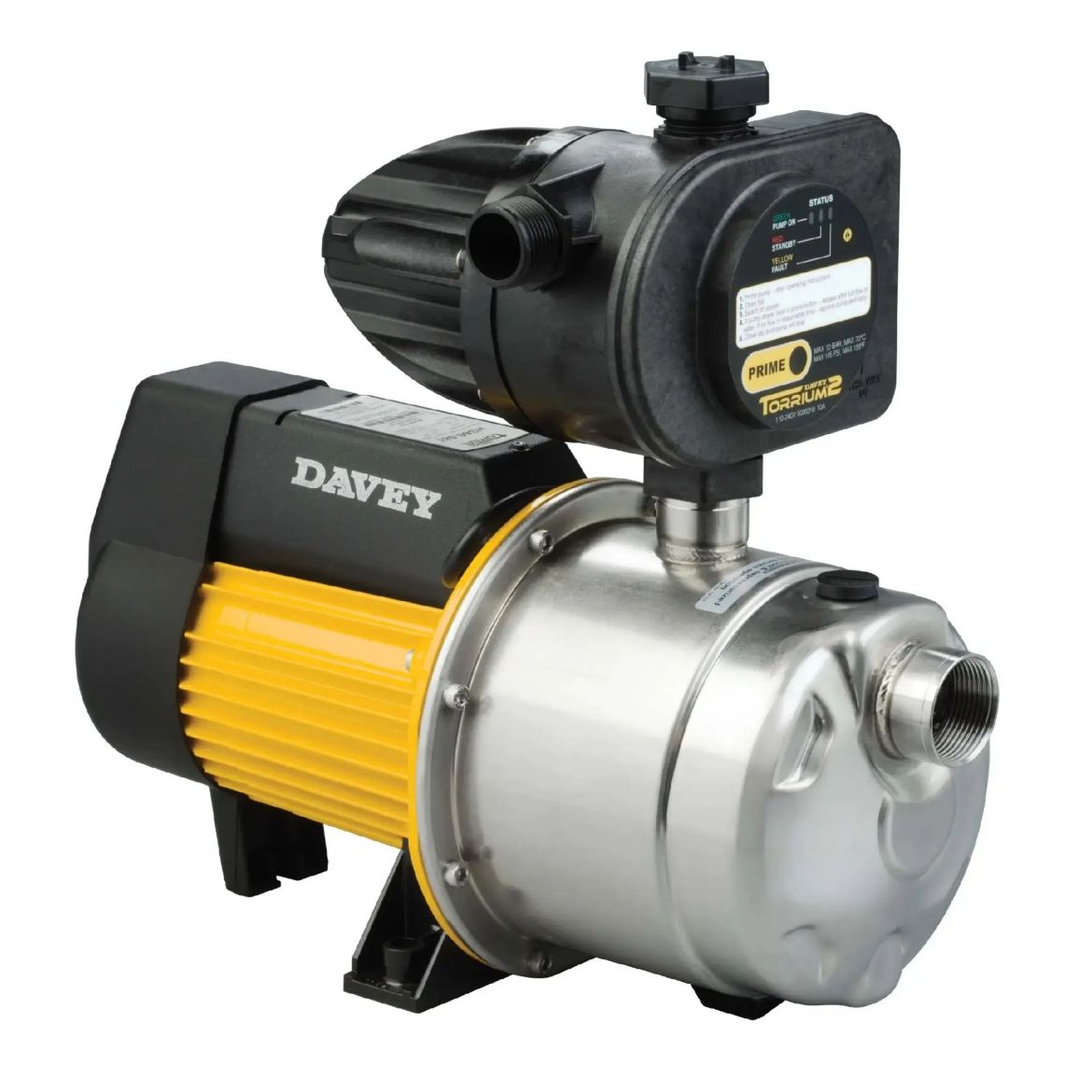 Picture of Davey HS60-08T Pressure Pump with Torrium2® Intelligent Controller - $929.00 Inc. GST