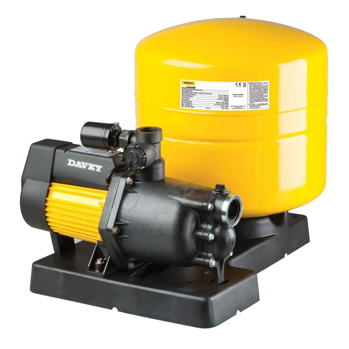 Picture of Davey Dynajet X70 Pressure Pump with Pressure Switch & 40 Litre Tank - $1,102.00 Inc. GST