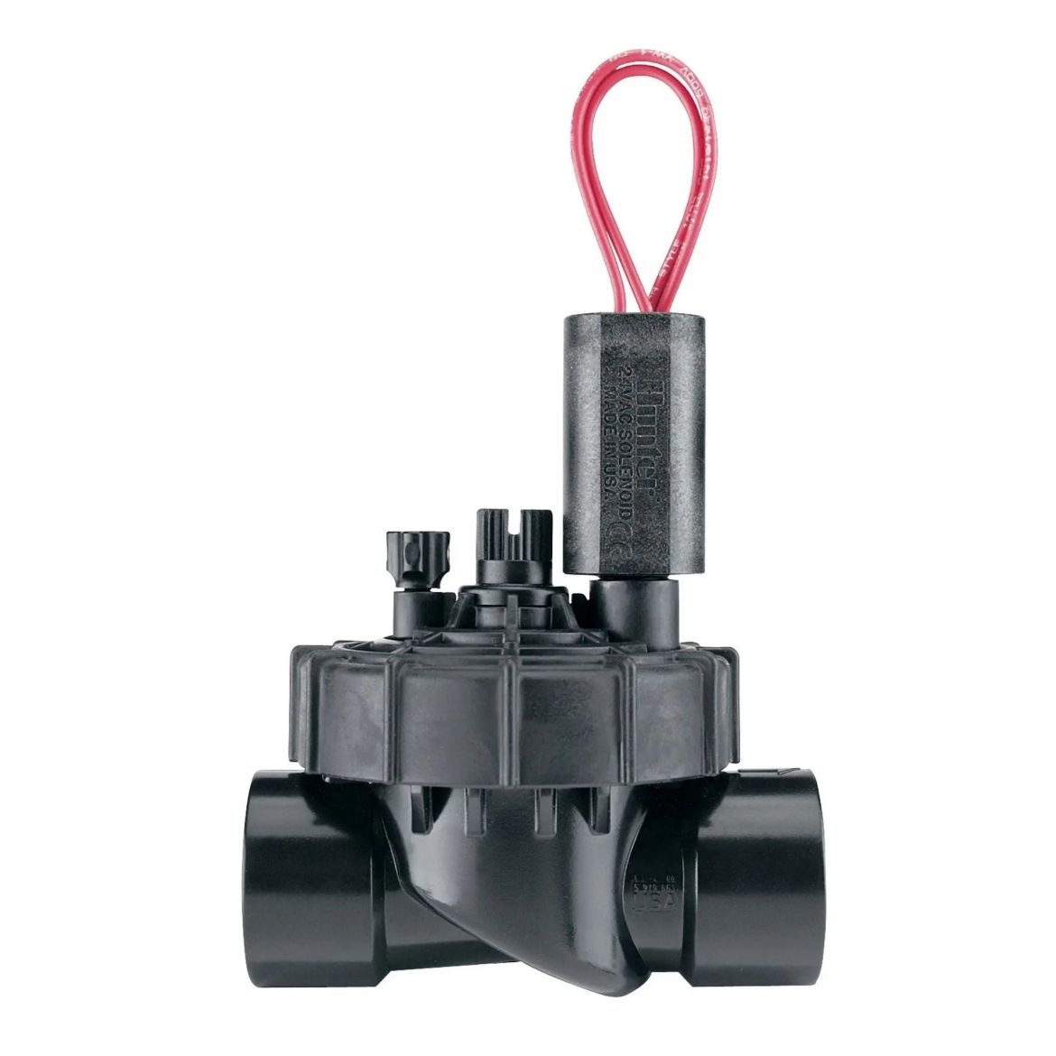 Picture of Hunter 25mm PGV Jar-Top solenoid plastic globe valve with flow control, female BSP inlet and outlet