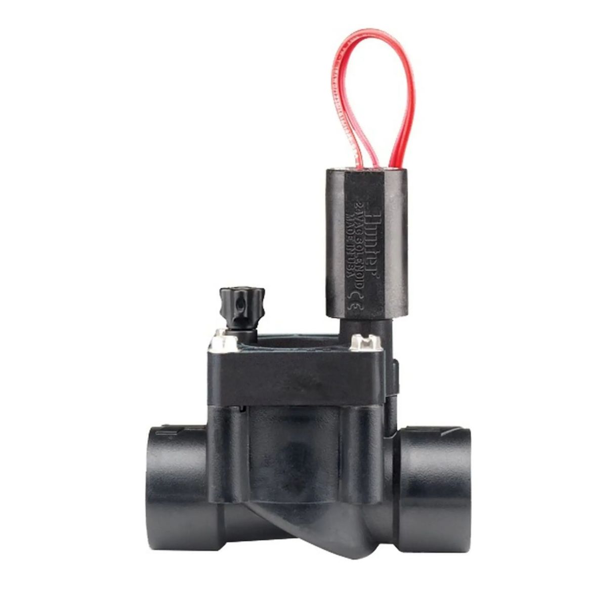 Picture of Hunter 25mm PGV solenoid plastic globe valve without flow control, female BSP inlet and outlet