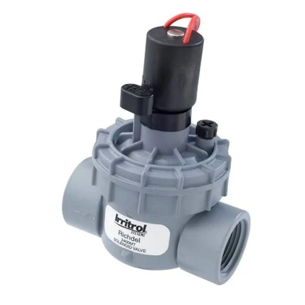 Picture of Richdel® & Irritrol 25mm 2400 Series Jar-Top solenoid plastic globe valve without flow control, female BSP inlet and outlet