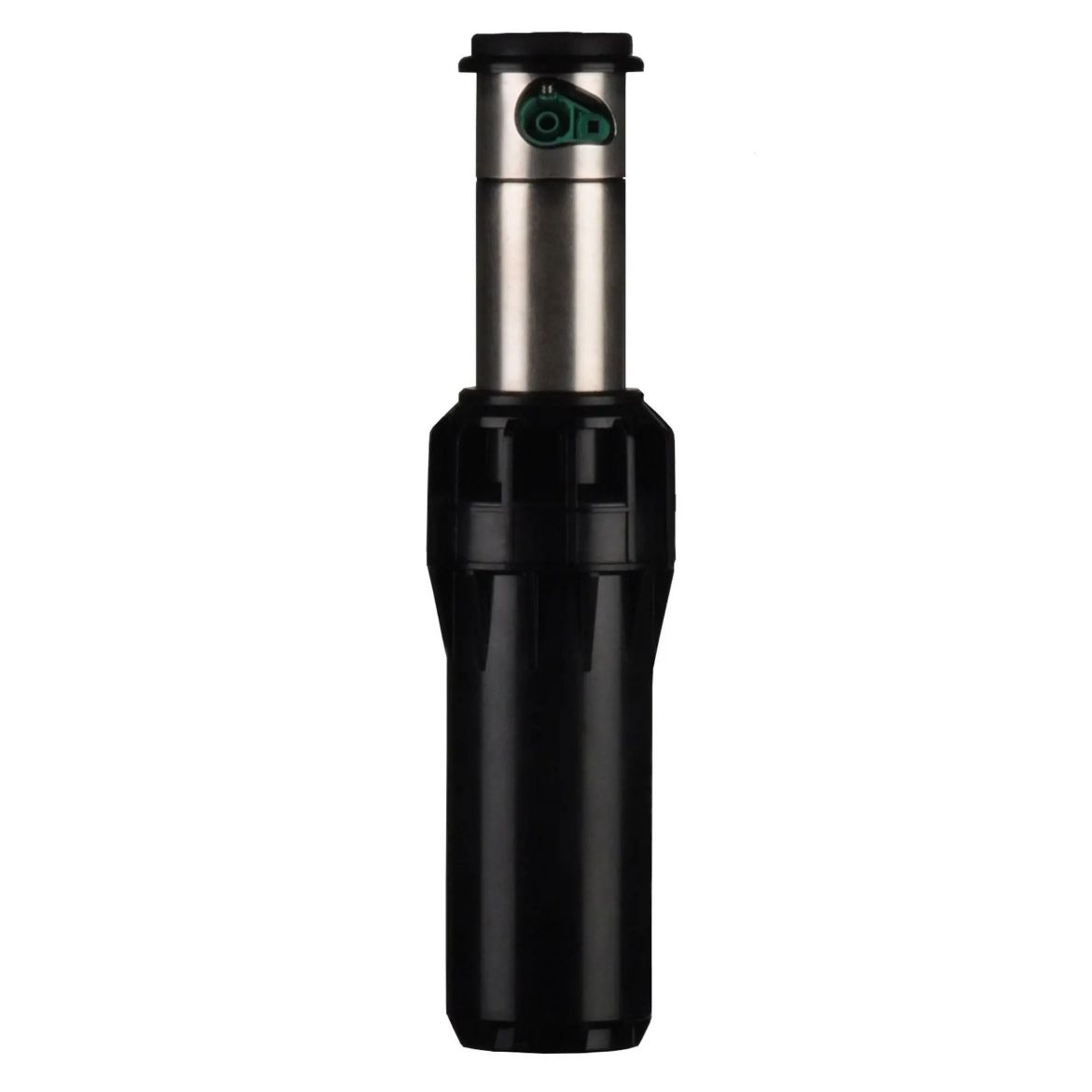 Picture of Hunter I-25 100mm (4") pop-up rotor sprinkler stainless steel riser with check valve, high speed nozzles and reclaimed water ID logo cap