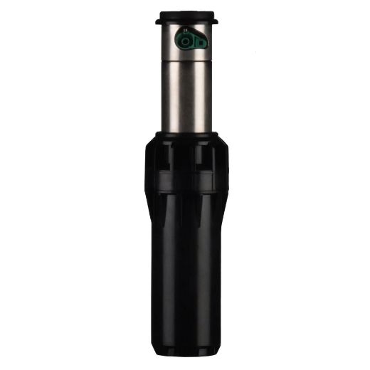 Picture of Hunter I-25 100mm (4") pop-up rotor sprinkler stainless steel riser with check valve, high speed nozzles and reclaimed water ID logo cap