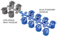Hunter PGP Ultra & I-20 Nozzle Rack (Blue & Grey)