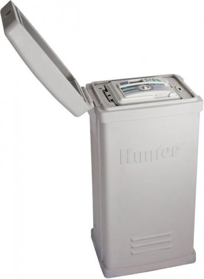 Hunter I-Core 6 Station Controller Plastic Pedestal expandable to 42 Stations - Click Image to Close