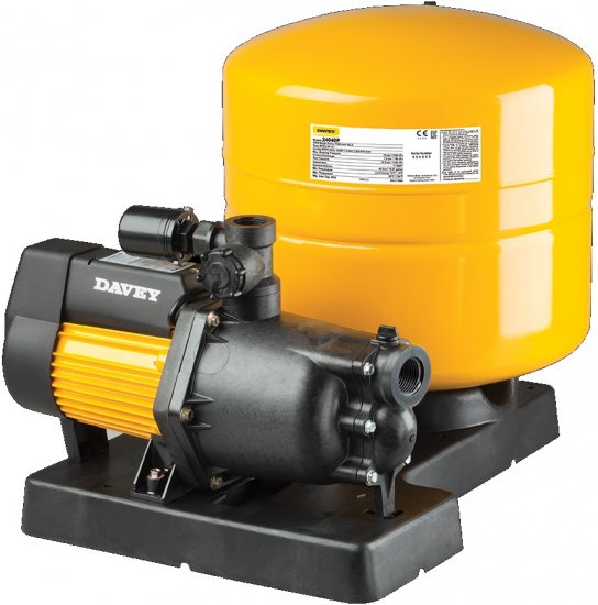 Davey X90 Pressure Pump 1.10kW 240V with Pressure Switch & 40L Tank - Click Image to Close
