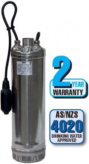 Franklin Electric 3CS4-1 0.55kW Single Phase 4 Stage 5" CS Submersible Pump - Click Image to Close
