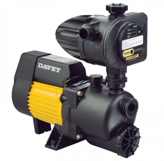 Davey XP45T Pressure Pump 0.45kW 240V with Torrium2® Controller - Click Image to Close