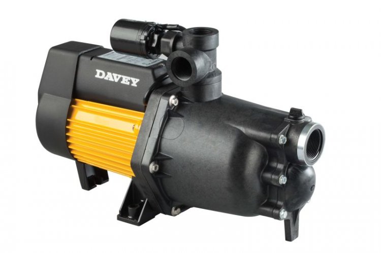 Davey XJ90P Pressure Pump 1.10kW 240V with Pressure Switch - Click Image to Close