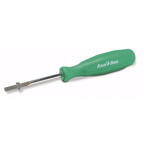 Rainbird Green Handle Flat Head Tool with Pull Up Feature - Click Image to Close