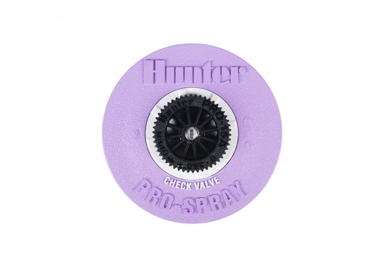 Hunter Pro-Spray Threaded Reclaimed Water Cap with Check Valve ID - Click Image to Close
