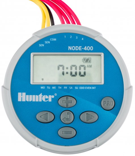 Hunter NODE 4 Station Battery Controller without Solenoids - Click Image to Close