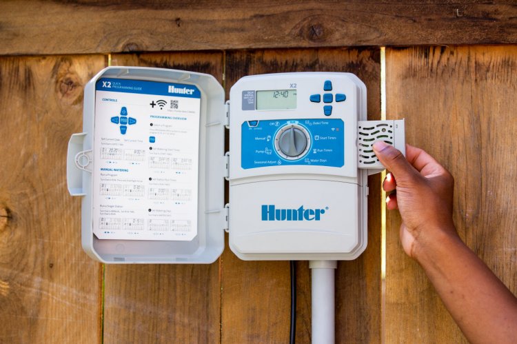Hunter X2 6 Station Outdoor Plastic Cabinet Irrigation Controller - Click Image to Close