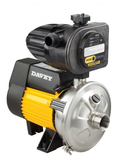 Davey HP85-08T Pressure Pump 0.8kW 240V with Torrium2® Controller - Click Image to Close