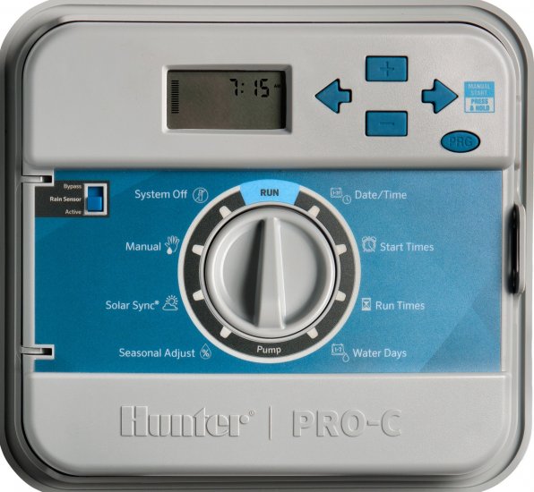 Hunter PC2 Pro-C 4 Station Expandable Base Unit Outdoor Controller - Click Image to Close