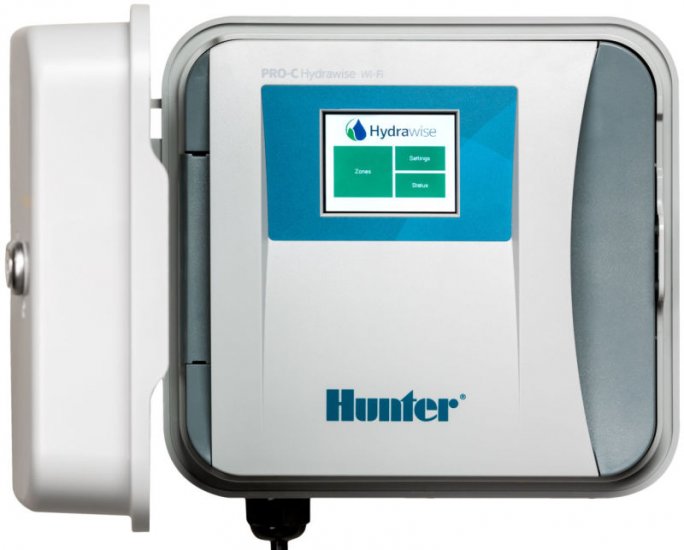Hunter HPC 4 station expandable base unit WiFi controller with web-based - Click Image to Close