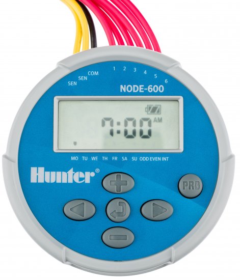 Hunter NODE 6 Station Battery Controller without Solenoids - Click Image to Close