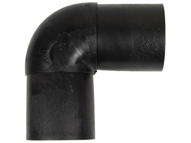 NLS - 200mm x 200mm Plasson Elbow 90D Injected Long Spigot PE100 SDR17 - Click Image to Close
