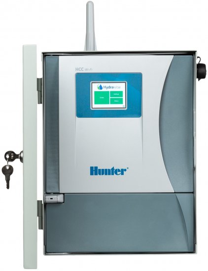 Hunter Hydrawise HCC 8-54 station outdoor metal WiFi controller with web-based - Click Image to Close