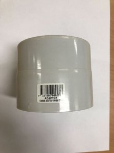 NLS - 100mm Draincoil -100mm PVC Adaptor Vinidex