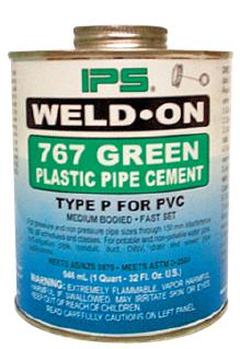473ml PVC Green Solvent Cement - Click Image to Close