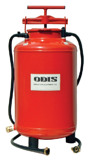Odis 120 Litre Series 6000 Vertical Epoxy Coated Fertilizer Tank - Click Image to Close